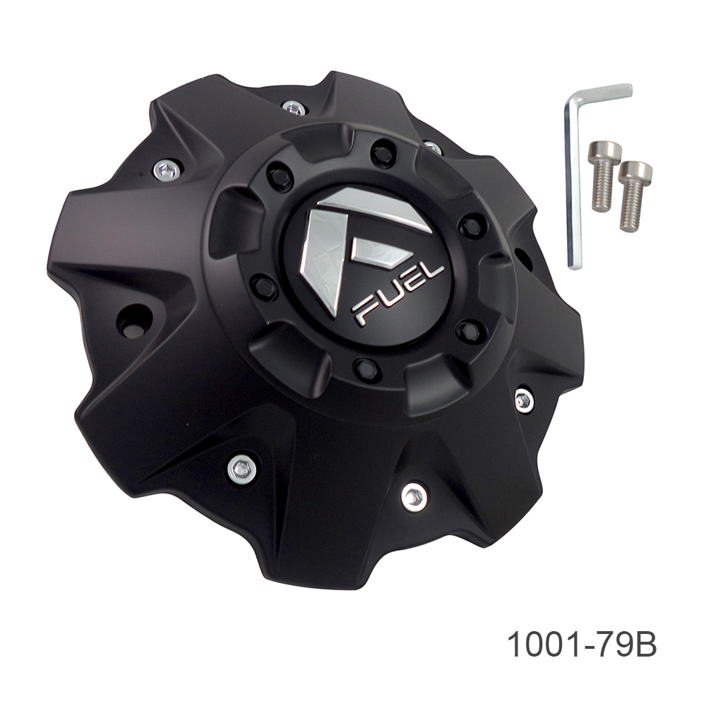 Fuel Hostage [ D531 ] Matte Black fuelwheelcentercaps