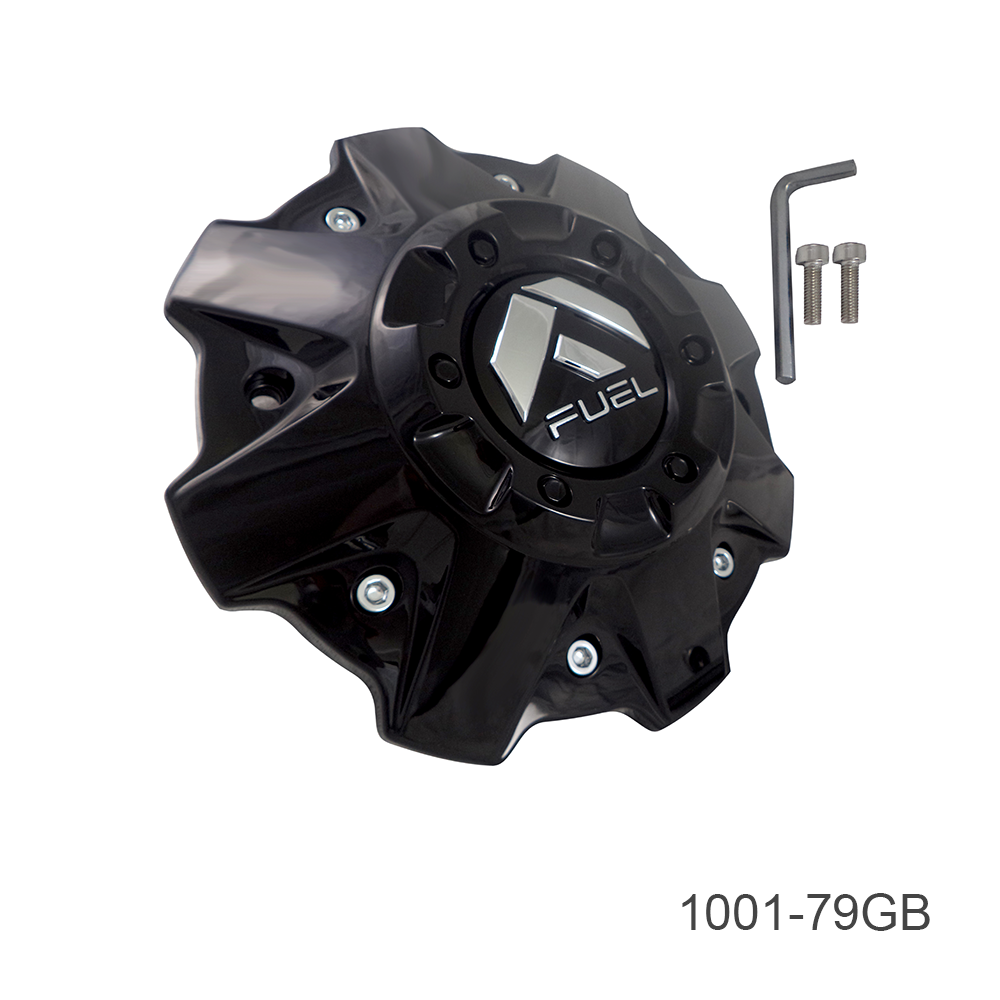 Fuel Battle Axe [ D578 ] - Gloss Black and Milled