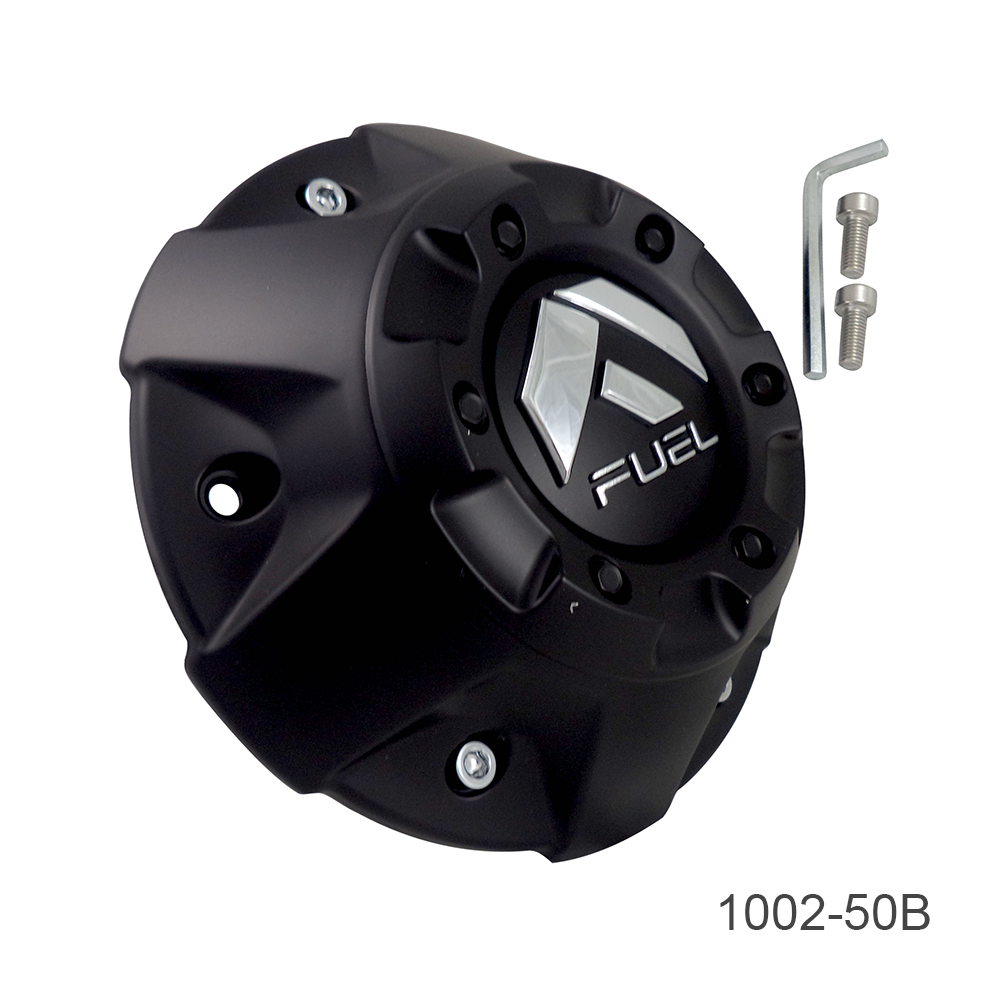 Fuel Assault [ D546 ] - Black and Milled – fuelwheelcentercaps