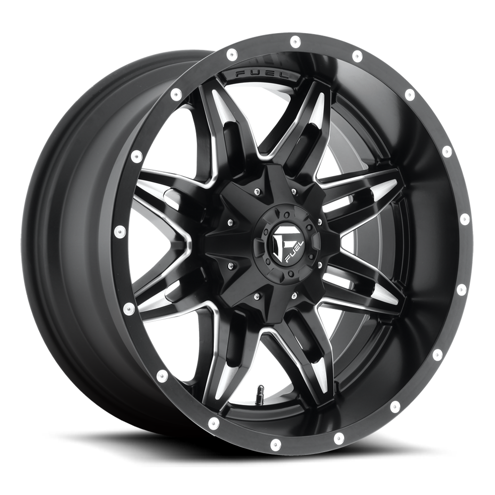 デュランダル Fuel Lethal [ D567 ] - Black and Milled – fuelwheelcentercaps