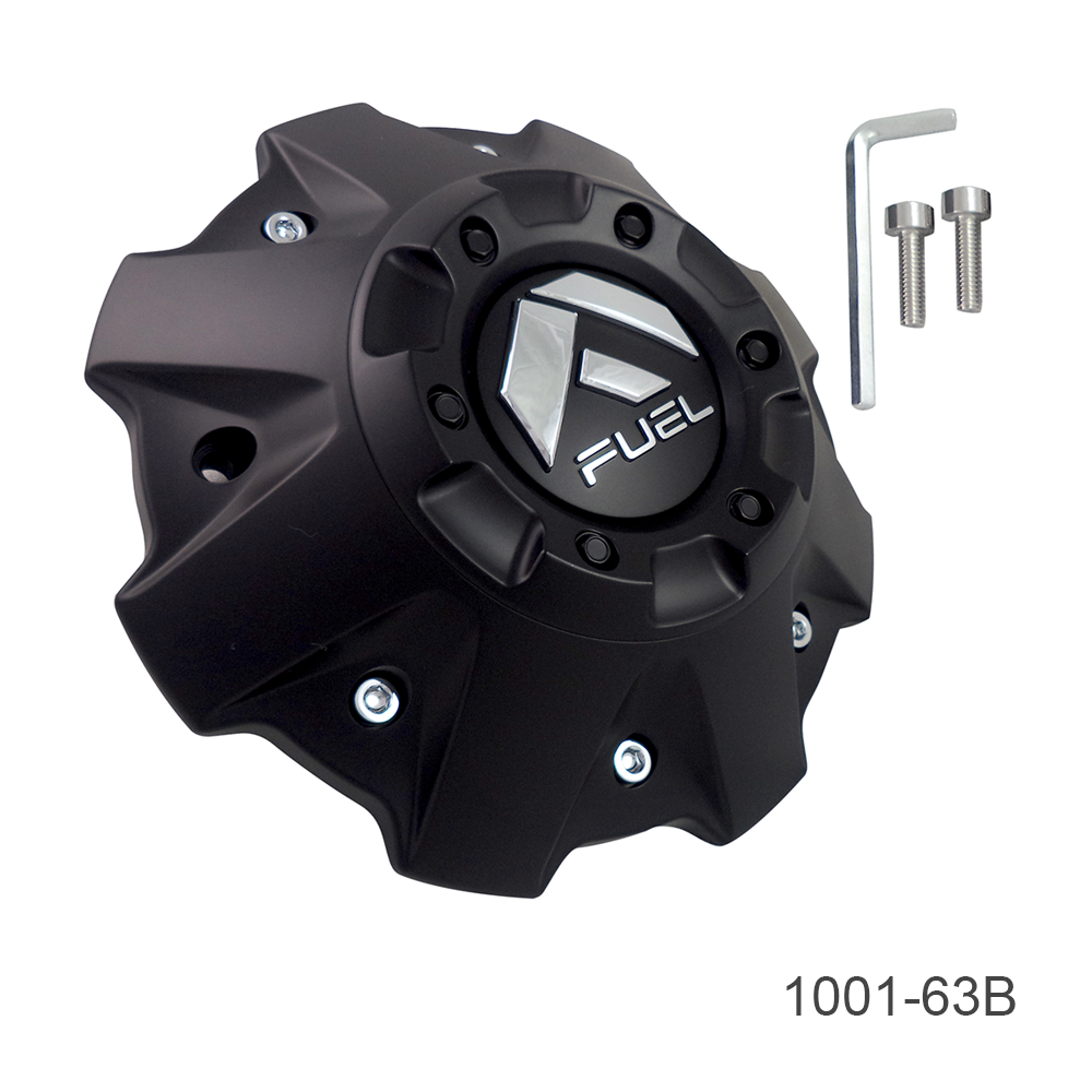 Fuel Assault [ D546 ] - Black and Milled – fuelwheelcentercaps