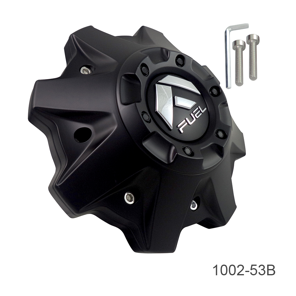 Fuel Nutz [ D541 ] - Black and Machined – fuelwheelcentercaps