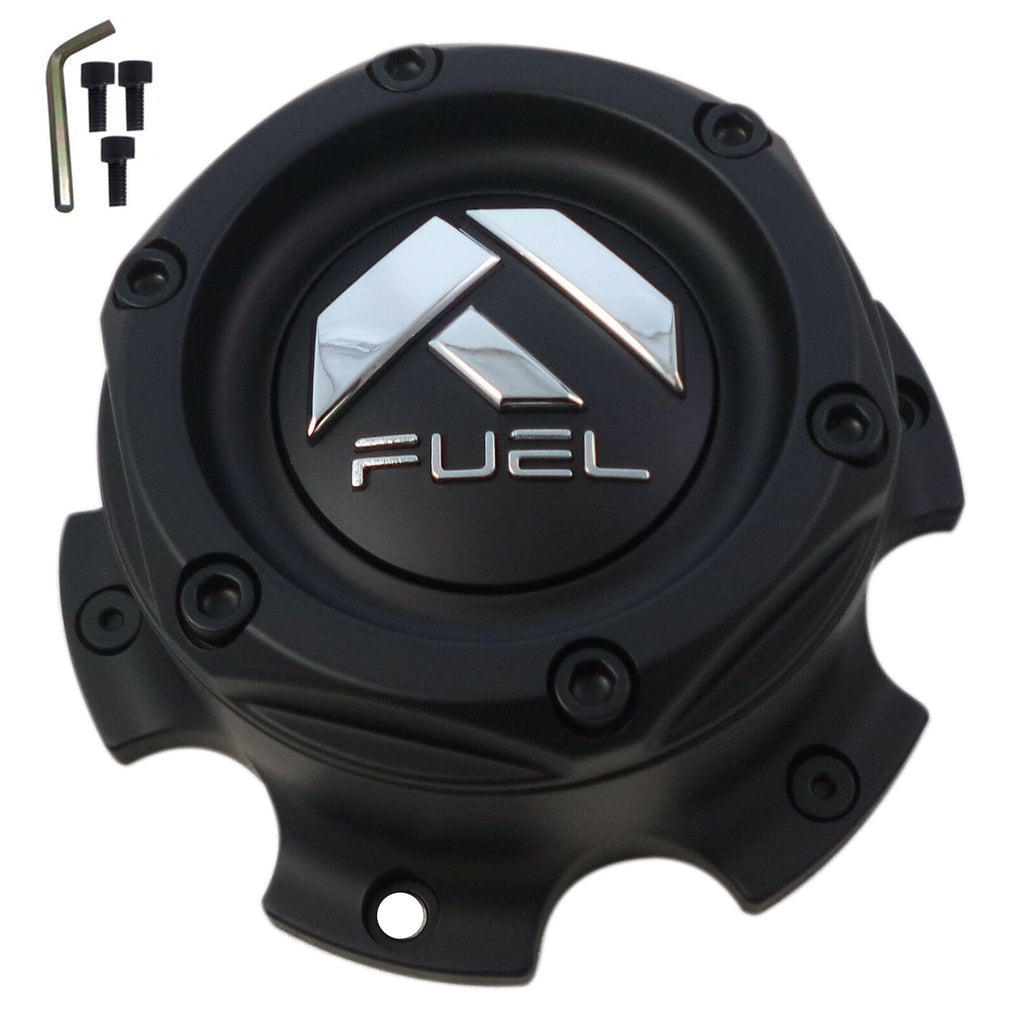 Fuel Rims Caps FUEL WHEELS MATTE BLACK CENTER CAP # 1004-27MB / 1004-26 (1 CAP) NEW 6 ...