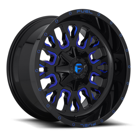 Fuel Stroke [ D645 ] - Gloss Black w/ Candy Blue