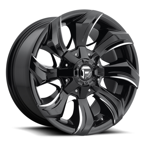 Fuel Stryker [ D571 ] - Gloss Black and Milled