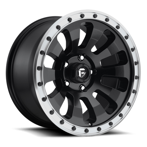 Fuel Tactic [ D629 ] - Black w/ Machined Lip